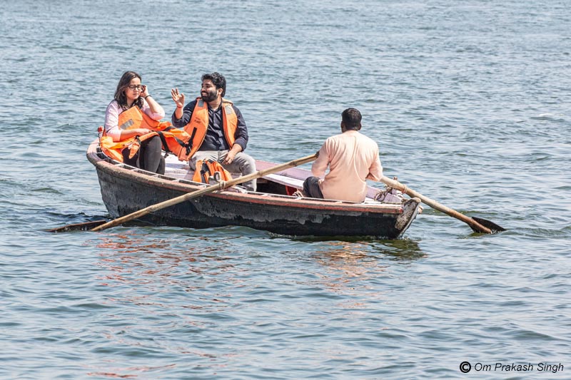 Boat ride in river Ganga boosts mental health at Varanasi, Uttar Pradesh